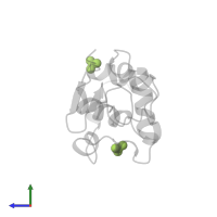 NITRATE ION in PDB entry 1jkc, assembly 1, side view.