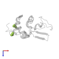 NITRATE ION in PDB entry 1jkd, assembly 1, top view.