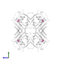 ISOPROPYL ALCOHOL in PDB entry 1jw6, assembly 1, side view.