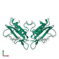 Growth factor receptor-bound protein 2 in PDB entry 1jyq, assembly 1, front view.