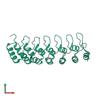 Monomeric assembly 1 of PDB entry 1k1a coloured by chemically distinct molecules, front view.