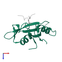 Tyrosine-protein kinase transforming protein Src in PDB entry 1kc2, assembly 1, top view.