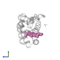 PROTOPORPHYRIN IX CONTAINING FE in PDB entry 1kfr, assembly 1, side view.