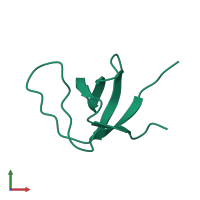 Sex muscle abnormal protein 5 in PDB entry 1kfz, assembly 1, front view.