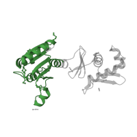 The deposited structure of PDB entry 1kgs contains 1 copy of Pfam domain PF00072 (Response regulator receiver domain) in Response regulator. Showing 1 copy in chain A.