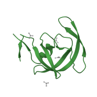 The deposited structure of PDB entry 1kj4 contains 4 copies of SCOP domain 50631 (Retroviral protease (retropepsin)) in Protease. Showing 1 copy in chain A.