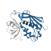 The deposited structure of PDB entry 1klu contains 1 copy of CATH domain 3.10.20.120 (Ubiquitin-like (UB roll)) in Enterotoxin type C-3. Showing 1 copy in chain D.