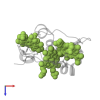 HEME C in PDB entry 1kwj, assembly 1, top view.
