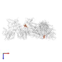 RIBOFLAVIN in PDB entry 1l5r, assembly 1, top view.