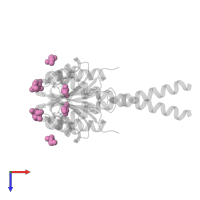 GLYCEROL in PDB entry 1l5z, assembly 1, top view.