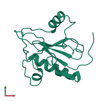 Endolysin in PDB entry 1lba, assembly 1, front view.