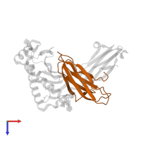 Beta-2-microglobulin in PDB entry 1lek, assembly 1, top view.