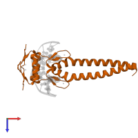 Early growth response protein 1 in PDB entry 1llm, assembly 1, top view.