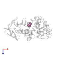 LYSINE in PDB entry 1lnd, assembly 1, top view.