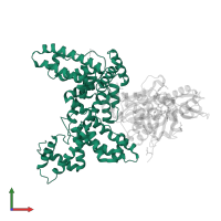 Vitamin D-binding protein in PDB entry 1lot, assembly 1, front view.