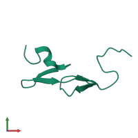 Factor X light chain in PDB entry 1lpz, assembly 1, front view.