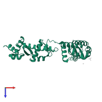 Selenocysteine-specific elongation factor in PDB entry 1lva, assembly 1, top view.