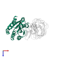 von Willebrand factor in PDB entry 1m10, assembly 1, top view.