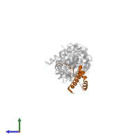 Beta-catenin-interacting protein 1 in PDB entry 1m1e, assembly 1, side view.