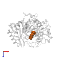 CHYMOSTATIN in PDB entry 1m21, assembly 1, top view.
