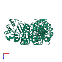 Probable phosphatase YcdX in PDB entry 1m68, assembly 1, top view.