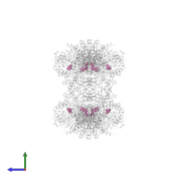 ADENOSINE-5'-DIPHOSPHATE in PDB entry 1m6v, assembly 1, side view.