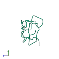 Spectrin alpha chain, non-erythrocytic 1 in PDB entry 1m8m, assembly 1, side view.