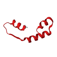 The deposited structure of PDB entry 1m93 contains 1 copy of CATH domain 1.10.287.580 (Helix Hairpins) in Serine proteinase inhibitor 2. Showing 1 copy in chain A.