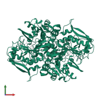Adenylosuccinate synthetase isozyme 1 in PDB entry 1mf0, assembly 1, front view.