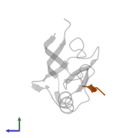 Receptor tyrosine-protein kinase erbB-2 in PDB entry 1mfl, assembly 1, side view.