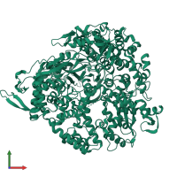 RNA-directed RNA polymerase lambda-3 in PDB entry 1muk, assembly 1, front view.