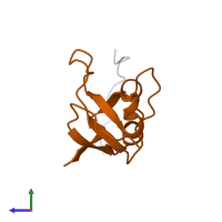 Myc box-dependent-interacting protein 1 in PDB entry 1mv0, assembly 1, side view.