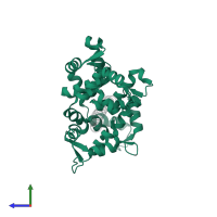 Myosin light chain 1 in PDB entry 1n2d, assembly 1, side view.