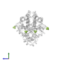 SULFATE ION in PDB entry 1n4o, assembly 1, side view.