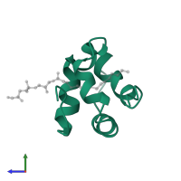 Non-specific lipid-transfer protein 2G in PDB entry 1n89, assembly 1, side view.