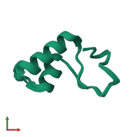 PDB entry 1nbl coloured by chain, ensemble of 20 models, front view.