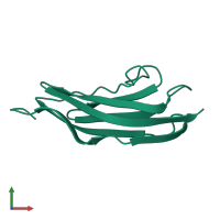 Monomeric assembly 1 of PDB entry 1ncu coloured by chemically distinct molecules, front view.