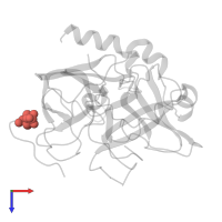 Modified residue TYS in PDB entry 1nrs, assembly 1, top view.