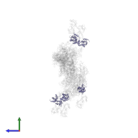 Myosin light chain 3, skeletal muscle isoform in PDB entry 1o1c, assembly 1, side view.