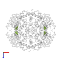 (4R)-2-METHYLPENTANE-2,4-DIOL in PDB entry 1oad, assembly 1, top view.