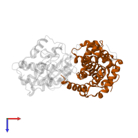 Cyclin-A2 in PDB entry 1ol2, assembly 1, top view.