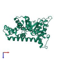 Transaldolase B in PDB entry 1onr, assembly 1, top view.