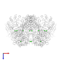 CHLORIDE ION in PDB entry 1onw, assembly 1, top view.
