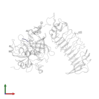 PHE-PRO-ARG-Chloromethylketone in PDB entry 1ook, assembly 1, front view.