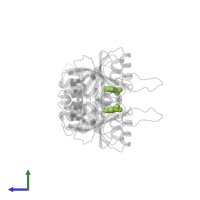 OROTIC ACID in PDB entry 1opr, assembly 1, side view.