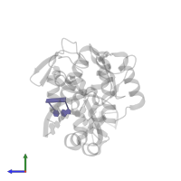 5'-D(P*GP*C)-3' in PDB entry 1oup, assembly 2, side view.