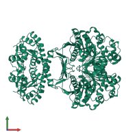 Bifunctional purine biosynthesis protein ATIC in PDB entry 1oz0, assembly 1, front view.