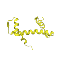 The deposited structure of PDB entry 1p3m contains 2 copies of SCOP domain 47114 (Nucleosome core histones) in Histone H4. Showing 1 copy in chain H [auth F].