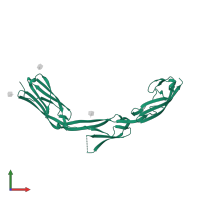 Intercellular adhesion molecule 1 in PDB entry 1p53, assembly 1, front view.