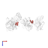 Modified residue TYS in PDB entry 1p8v, assembly 1, top view.